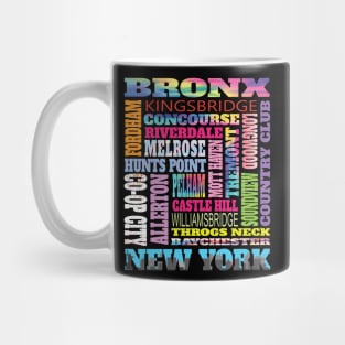 Bronx New York Neighborhoods Pride Gifts Mug